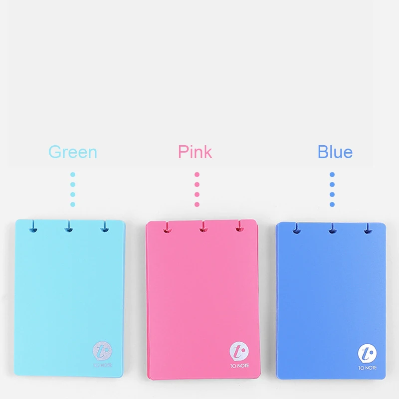 Mushroom Hole Cover T-shaped Hole Loose-leaf Notebook Cover Binder Notebook Ring Binders Discbind Covers A5 Ring Planner plastic binding rings loose leaf binding coil book binding supplies plastic book cover