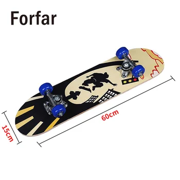 

3 Style Deck Skateboard Longboard Skateboard Single Warping Slide Wood Board Longboard ular Fashionable for Children Teenagers
