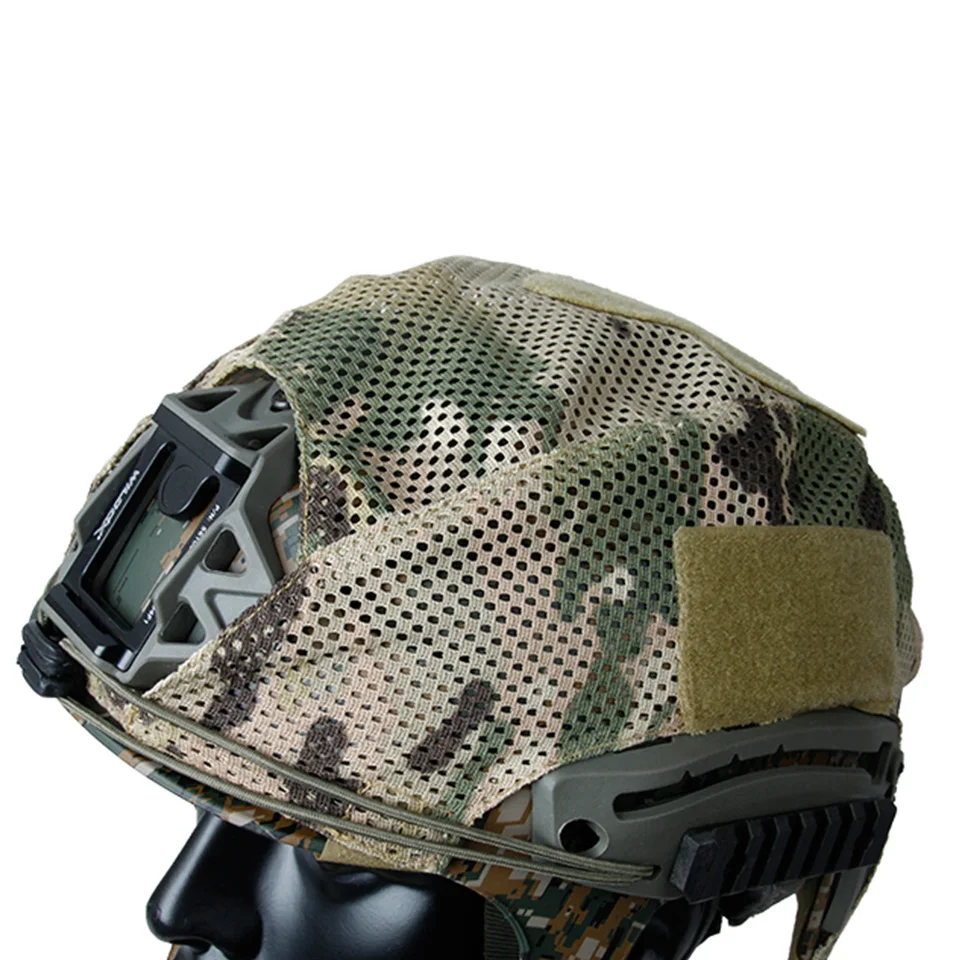 マルチカモフラージュ ヘルメット Amazon | Mercenary Company メッシュヘルメットカバー エア