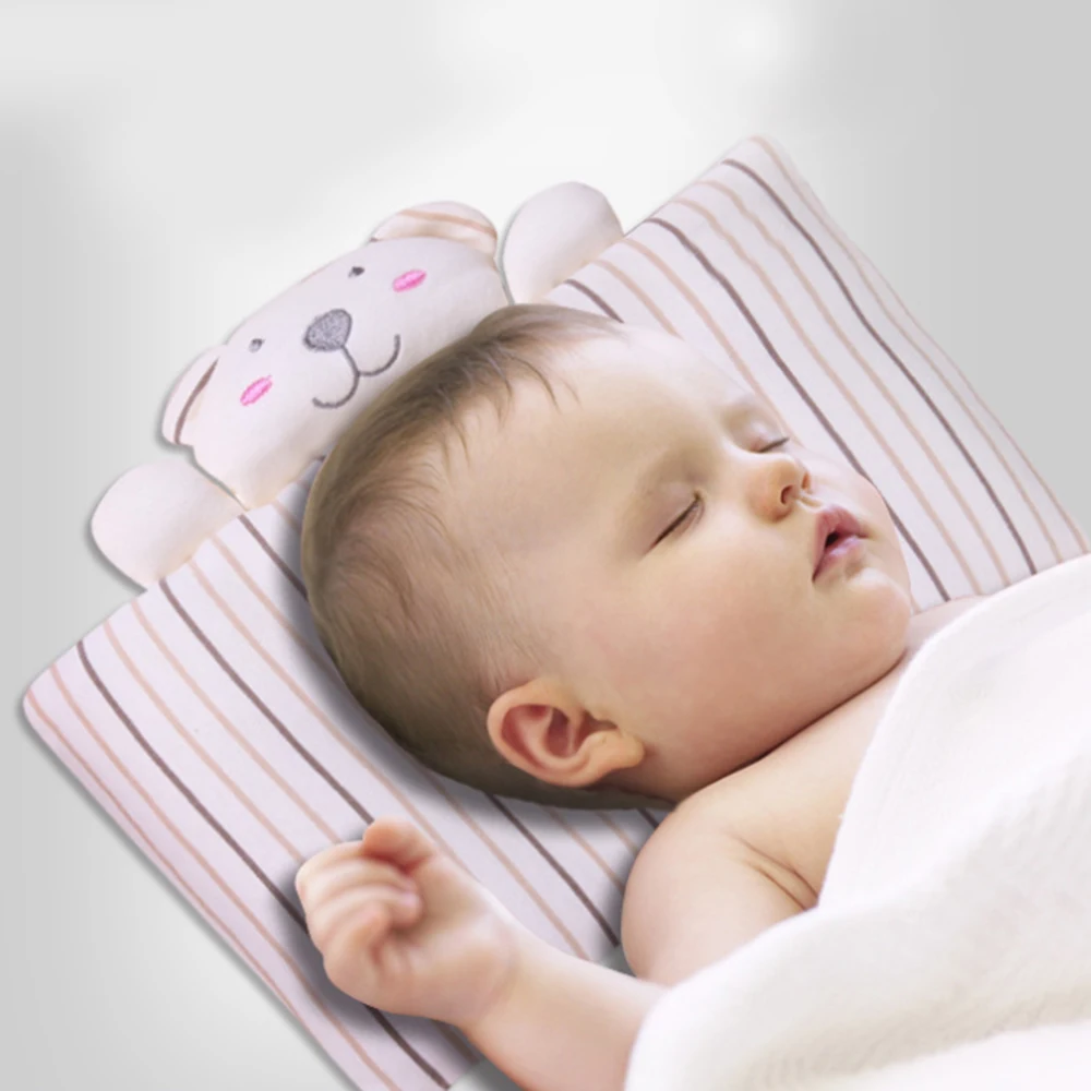 Новорожденный подушка детская позиционер Анти ролл мягкий хлопок Шейная Подушка Детские дети подушка для сна для 0-24 месяцев малыш Прямая поставка