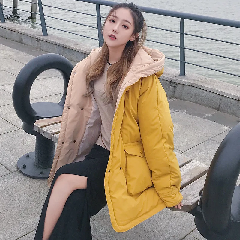 

According to Nalini 19 New Style down Jacket Women's Korean-style Mixed Colors Fashion Simple Loose-Fit down Coat Short-height C