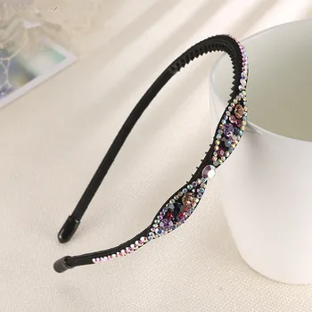 

12pcs haarband hoop hair accessories wholesale Flower lady gumka do wlosow rhinestone headband claw ornament bride hair hoop