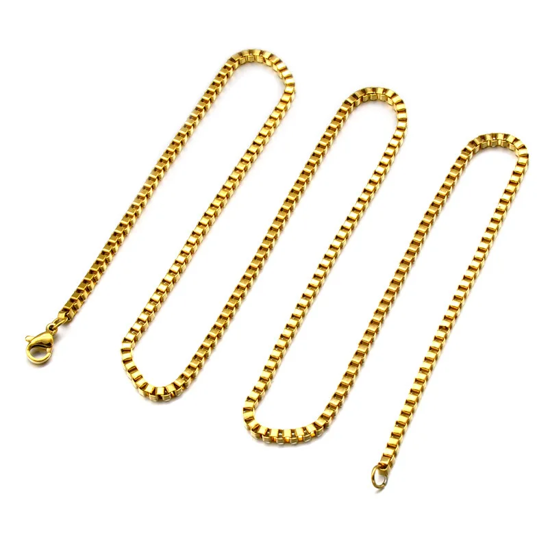 

Ожерелье из нержавеющей стали, длиной 24 дюйма, толщиной 3 мм, с покрытием IPG, WT-BFN001