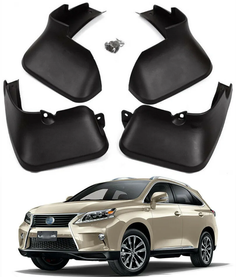 Брызговики 4 шт./компл. подходят для 2009 2015 Lexus RX270 RX300 RX350 RX брызговики передние и