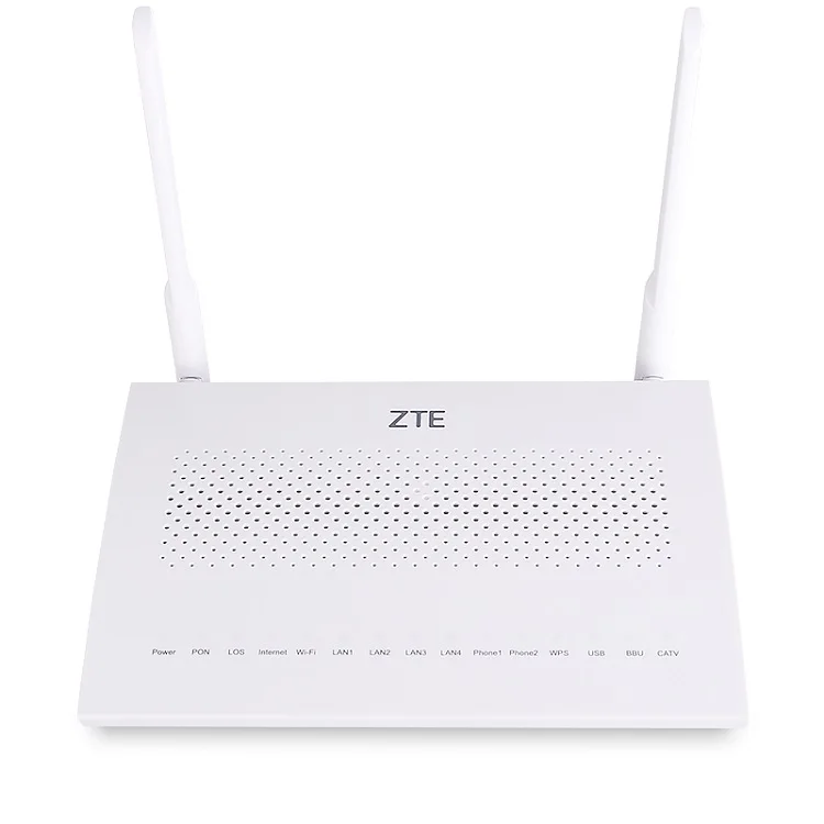 Zte F668 V5.2 4GE+ 2TEL+ CATV+ Wifi gpon ont rf волоконно-оптический сетевой модем voice wifi catv gpon ONU