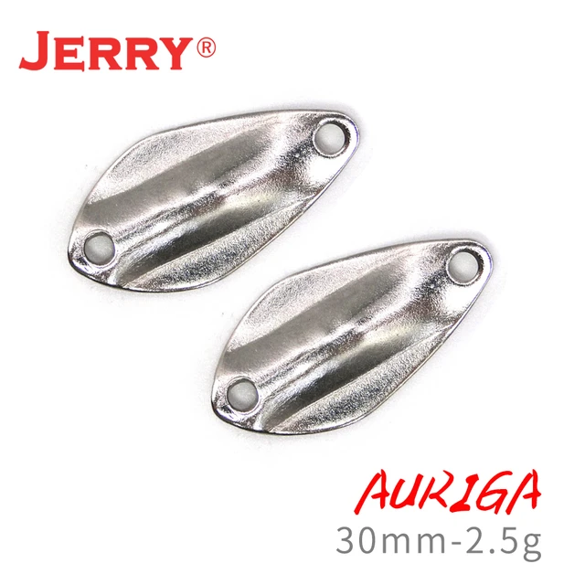 Jerry 50pieces 2.5g Unpainted Metal Nickel Plating Fishing Lure
