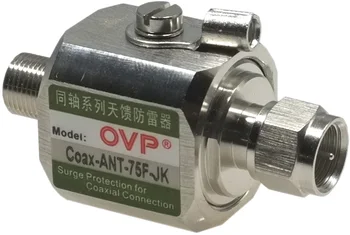 

OVP Lightning Protector Feeder Arrester Surge Protective Devices F Antenna Feed Signal Lightning Protector