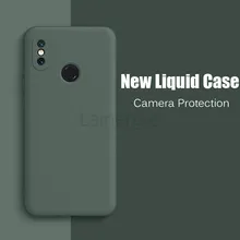 Für Xiaomi Mi 8 Fall Neue Flüssigkeit Silikon Weiche Matte Kamera Schutz Abdeckung Für Mi 8 SE Mi8SE Mi 8 lite Telefon Fall