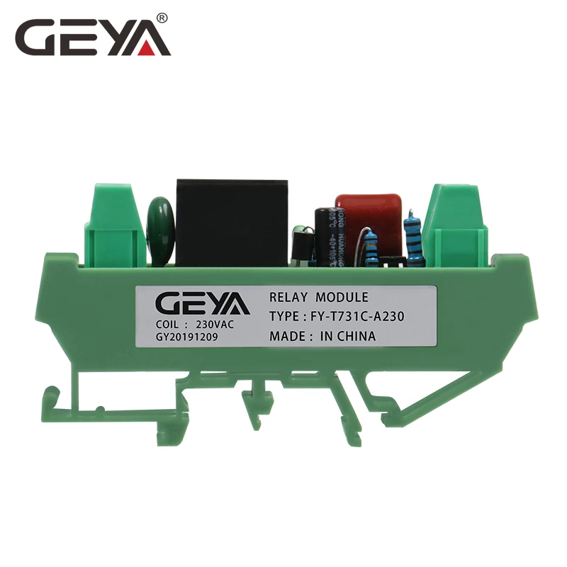 1 канальный релейный модуль GEYA AC/DC 24 в 12 В 230 Din рейка GSM управления таймером|Реле| |