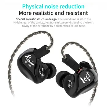

KZ ZS3E Earphones Multi-function Hit Color KZ ZS3E In-Ear Earphone Balanced Armature Earbuds Monitor with Detacable Cable