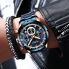 Curren Men's Watch Blue Dial Stainless Steel Band Date Mens Business Male Watches Waterproof Luxuries Men Wrist Watches for Men 5