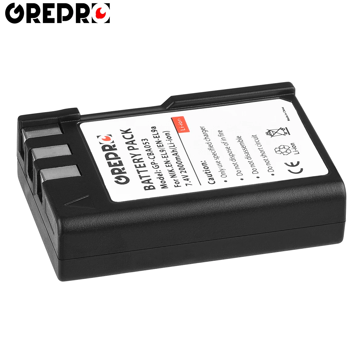 2000mAh EN-EL9 EN-EL9a EN EL9 EL9A Battery + Charger with Build-in USB for Nikon D3000 D5000 D40 D40x D60 Camera 