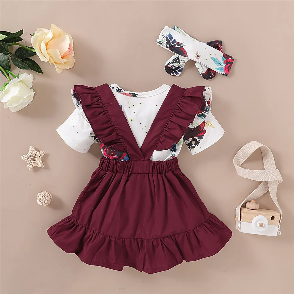 girl suspender skirt