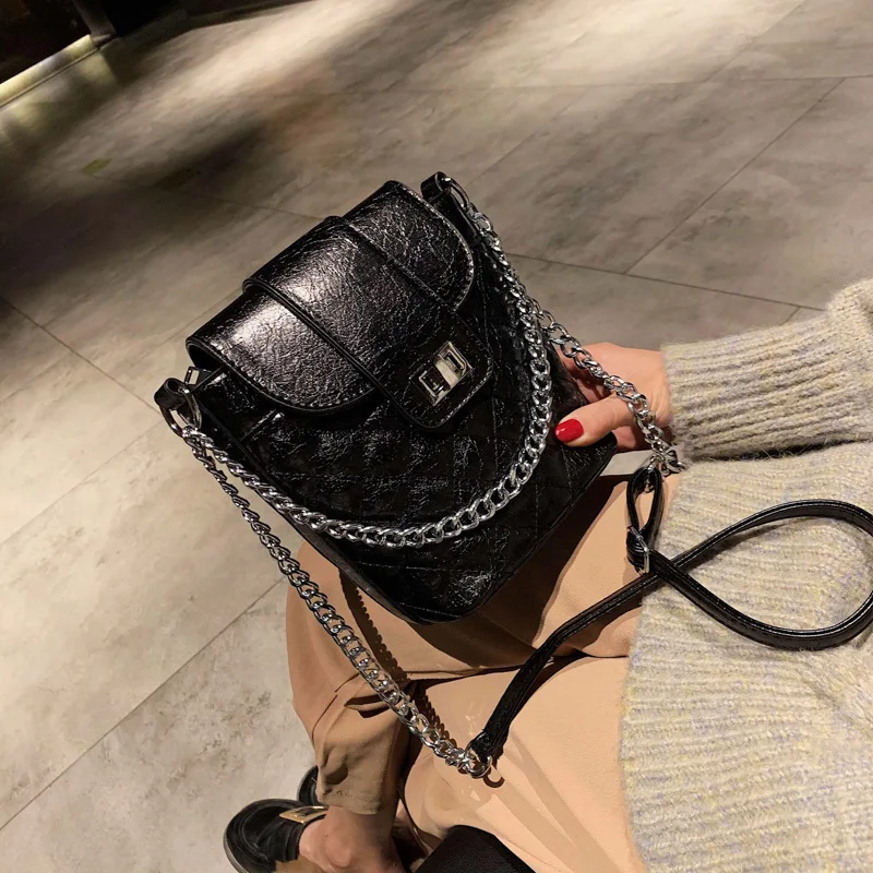 

2019 New Style Fashion Portable Shoulder Bag Autumn And Winter Bucket Bag (Large Small) Network hong yang Gas Fashion Shoulder W
