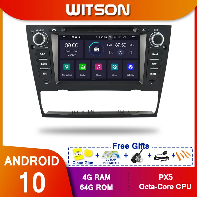 WITSON! Автомобильный DVD-плеер Android 10 Octa core PX5 для BMW E90 E91 E92 E93 3 серии IPS 4 ГБ ОЗУ 64 Гб GPS