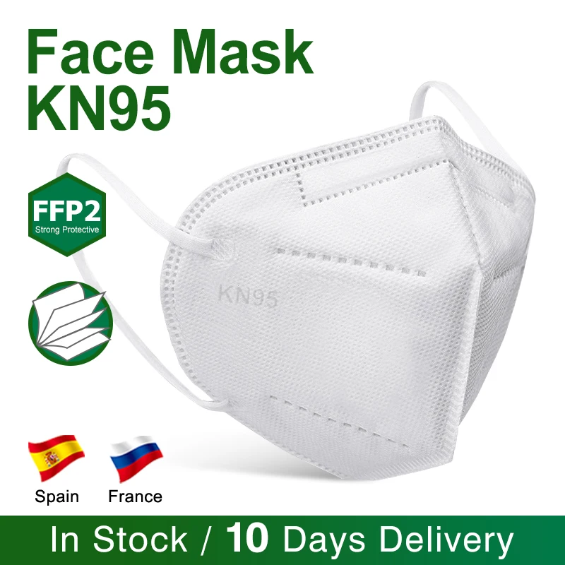 60 шт. маски для лица FFP2 mascarilla KN95 | Красота и здоровье