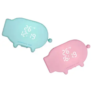 

LED LED Clock Luminous Alarm Clock Cartoon Alarm Clock Night Light Family Bedroom Child Lovely Multifunction