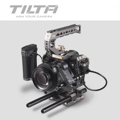 

Tilta TA-T17-A-G Rig Cage For Sony A7II A7III A7S A7S II A7R II A7R IV A9 Rig Cage For SONY A7/A9 series Tiltaing VS Smallring