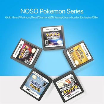 

DS Game Cartridge Console Card Pokeon Series Black White HeartGold SoulSilver Diamond Pearl Platinum R4 Version for Nintendo DS
