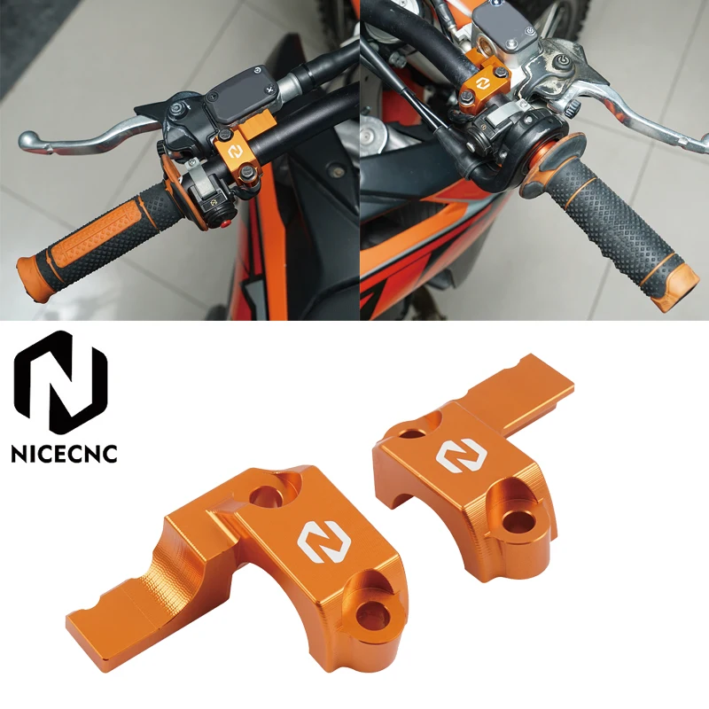 NICECNC 1pair Motorcycle Master Cylinder Protectors For KTM 250 300 350 400 450 500 EXC EXCF SX