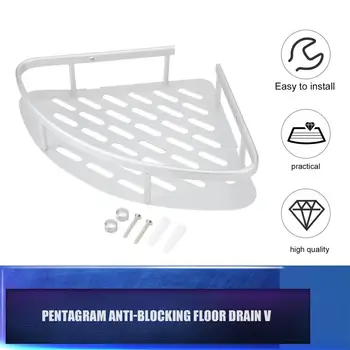 

1Pcs Wall Mount Corner Shelf Aluminum Storage Organizer Kit Set For Bathroom t Shampoo Soap Cosmetic Storage Shelves Rack