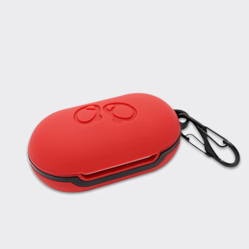 

New Protective Case Cover For Samsung Galaxy Buds 2019 Ear Bud Case Earphone Flip-open Silicone Accessories Cover with Hook