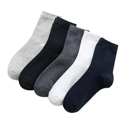 ZARE Men's Cotton Socks New Style Black Business Men Socks Soft Breathable Summer Winter for Male Plus Size A1 C49