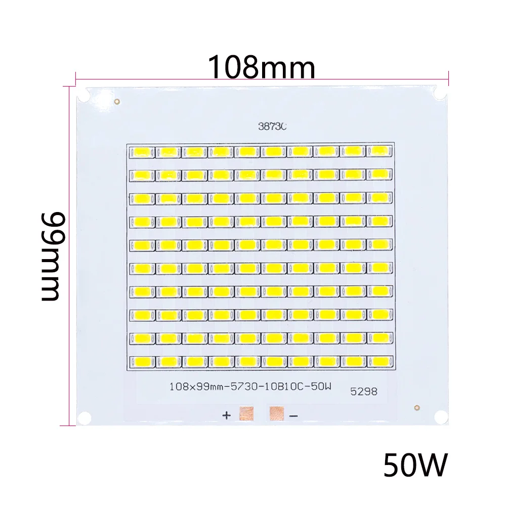 Светодиодный чип SMD5730 50 Вт 100 150 200 мощный светодиодный COB прожектор 30 36 в для