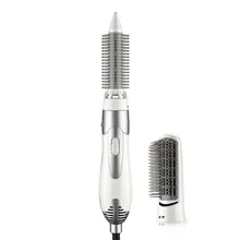 Прямая 3 в 1 расческа для волос с горячим воздухом, фен-щетка, многофункциональная отрицательная Ионная Щетка для завивки волос, выпрямитель для волос, горячая Расческа для укладки волос