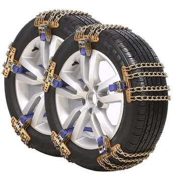 

MKING Universal Steel Truck Car Wheels Tyre Tire Snow Ice Chains Belt Winter Anti-skid Vehicles SUV Wheel Chain Mud Road Safe