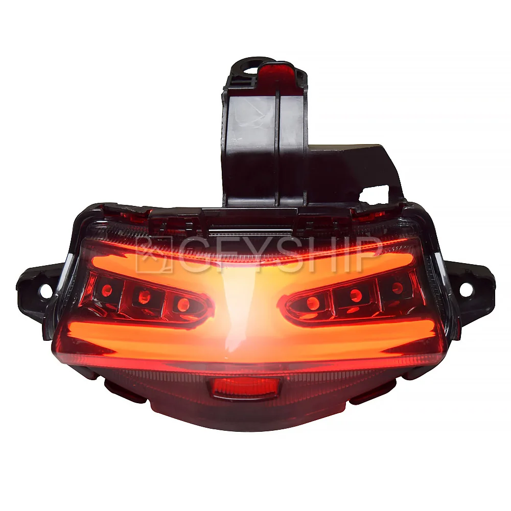 Для Yamaha Aerox NVX155 NVX125 GDR155 NVX 155 125 GDR 155 мотоцикл задний фонарь светодиодный поворотники Тормозная лампа мотоцикла - Цвет: B