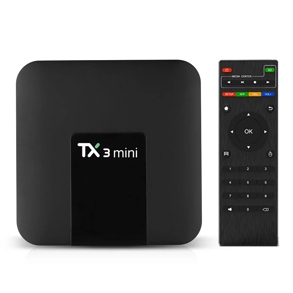 ТВ-приставка TX3 Mini Android 8 1 Smart TV Box H2.65 4K HD медиаплеер с поддержкой SPDIF Amlogic S905W Гб 2 ГБ 16