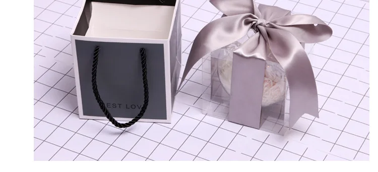 transparent ball gift box Bow Ribbon lipstick perfume box candy plastic packaging Коробка для подарков картон conos papel boda