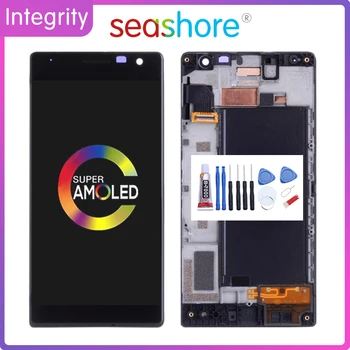 

ORIGINAL For NOKIA Lumia 730 LCD Touch Screen Digitizer Assembly For Nokia Lumia 730 Display with Frame Replacement 735 RM-1040