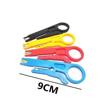 

9CM Mini Portable Wire Stripper Knife Crimper Pliers Crimping Tool Cable Stripping Wire Cutter Multi Tools Cut Line Pocket Multi