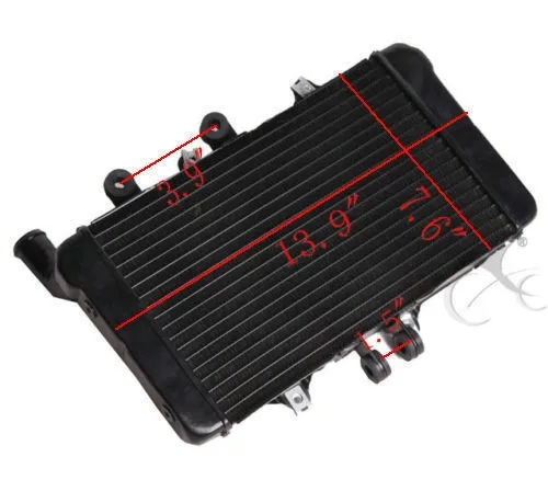 Алюминий охлаждение радиатора для Honda BORS400 1988-1990 1989 BROS 650 NTV650