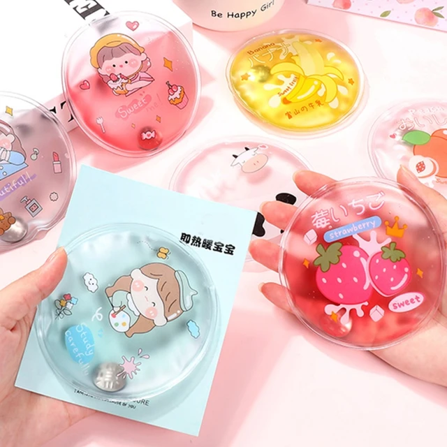 Mini Kézmelegítő Táska Pvc Gyorsan Melegítő Párnák Kerek Fűtés A Hallgatók Számára. Lányok Hordozható Újrafelhasználható - Image 3