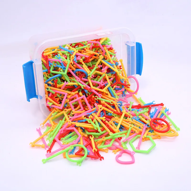 

Manufacturers Direct Selling Children'S Educational Toy Inserted Building Blocks Rod Children enlighten diy Toy Plastic Toy Bar