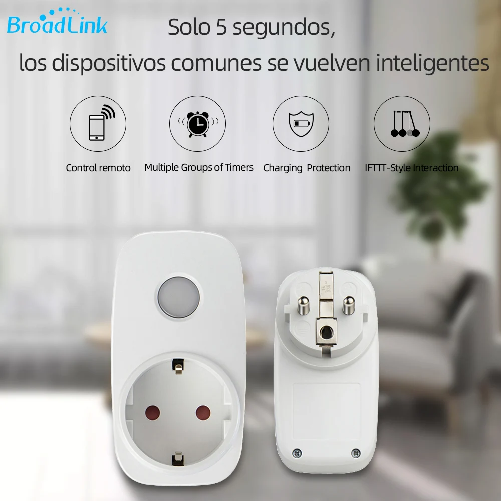 

Broadlink SP3 Smart Home Automation APP Control Smart Plug Wireless WiFi Remote Control Work With Phone IOS Android