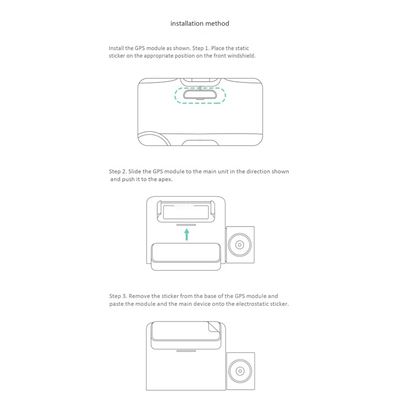 Gps модуль для gps-модуля Xiaomi 70Mai Dash Cam Pro Dvr камеры