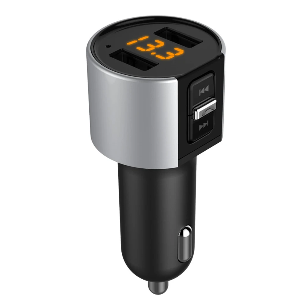 C26S Bluetooth fm-передатчик беспроводной музыкальный mp3-плеер V4.2 Bluetooth автомобильный комплект fm-радио передатчик модулятор двойной USB зарядное устройство
