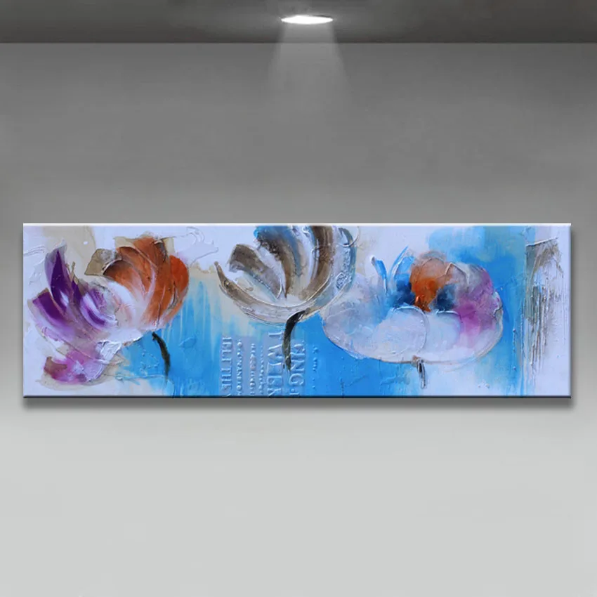 Günstige Original Hand Bemalt Abstrakten blumen landschaft ölgemälde auf leinwand Wand kunst Bilder für Wohnzimmer home decor kein gestaltet