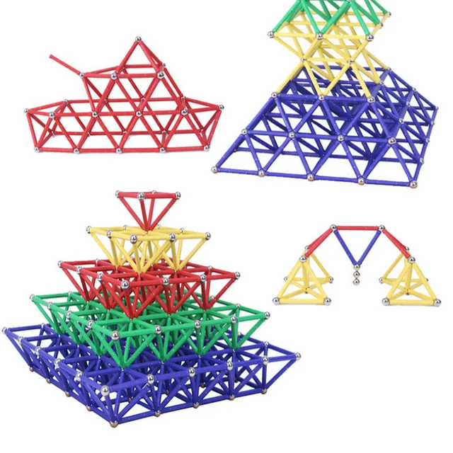 58mm Magnetic Sticks Building Blocks Set Kids Educational Toys For Children Magnetic Toy Bricks Gift 1