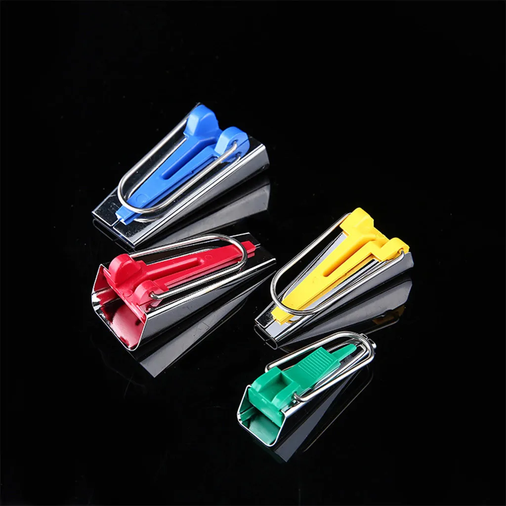 Tape Makers DIY Set of 4 Size Fabric Bias Tool Sewing Accessories Hemming Quilting 6mm 12mm 18mm 25mm Set Tape Makers#45