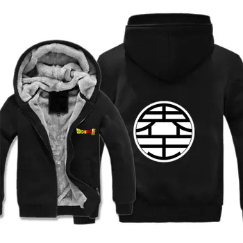 

Japan anime Dragon Ball Z Jackets Sweatshirt Men Fashion Streetwear Fleece Hoody Men's Sportswear Harajuku Winter Jacket