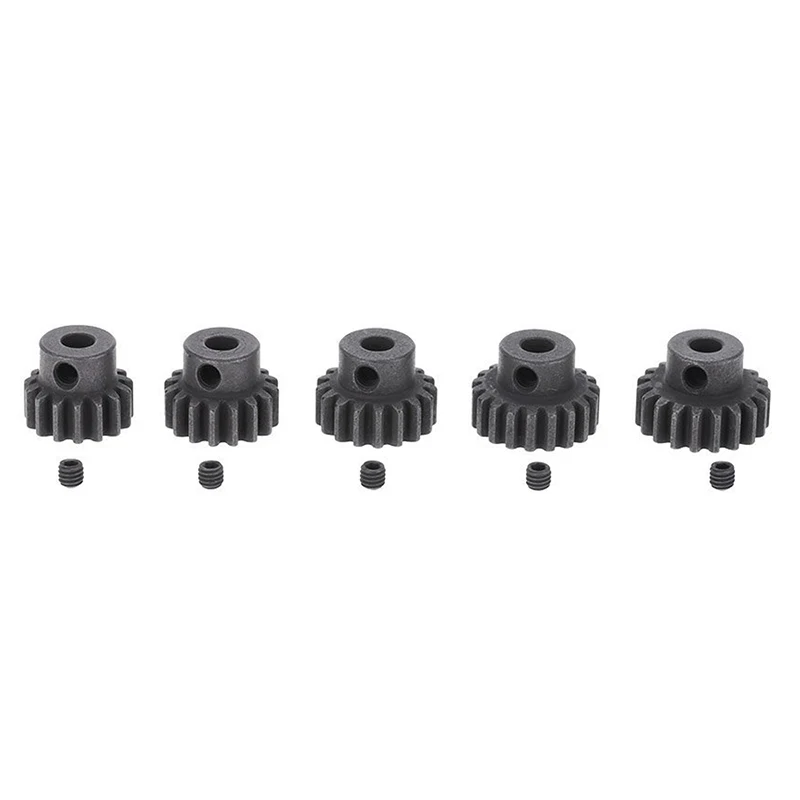 

M1 5mm 15T 16T 17T 18T 19T Pinion Motor Gear Combo Set for 1/8 RC Car Brushed Brushless Motor