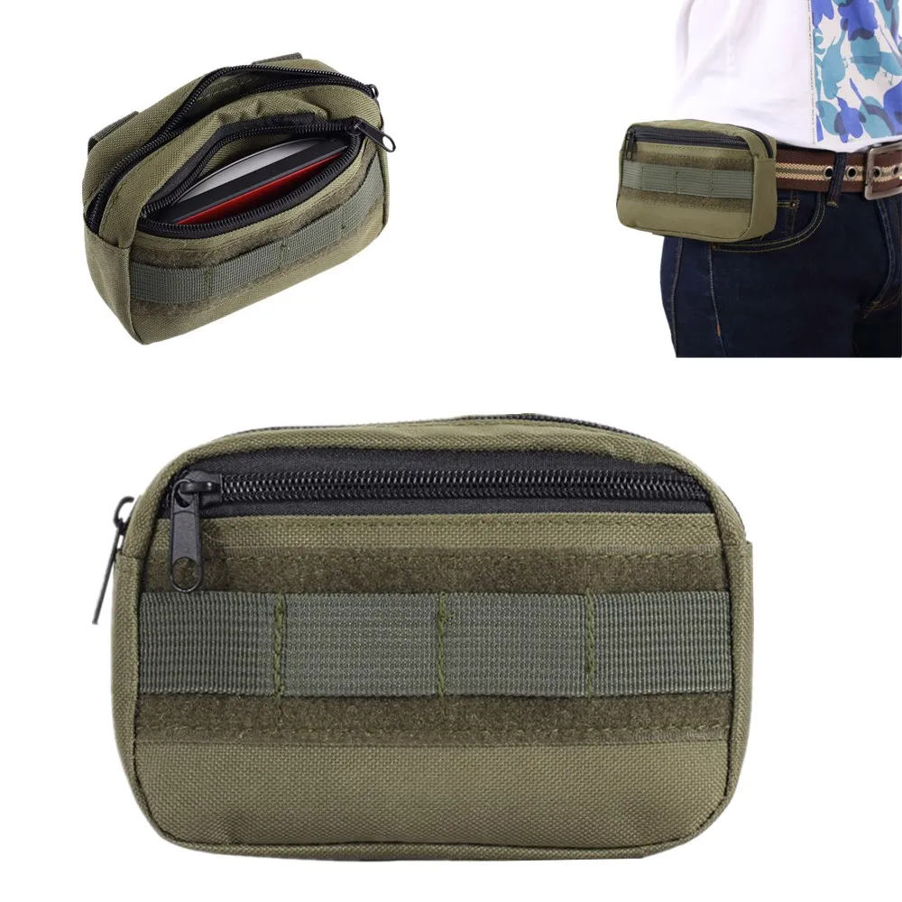 Tactical Pocket Organizer EDC Pouch Military Belt Pouch Hunting Pack Tool Bag Small Army Utility