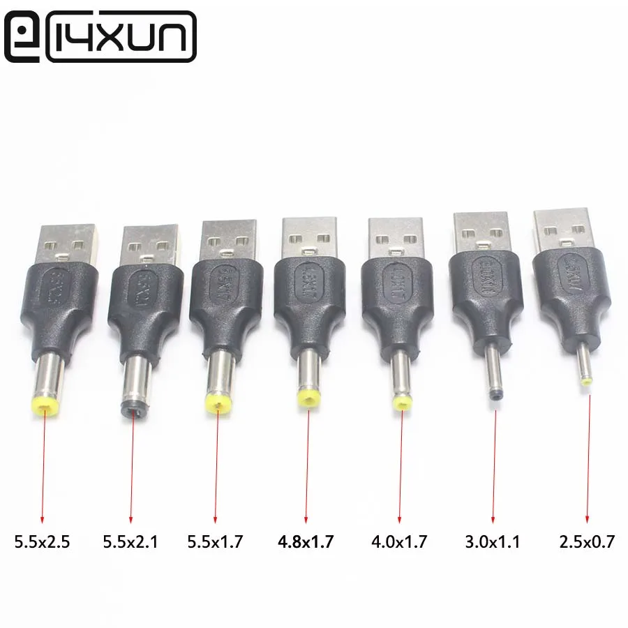 1 шт. переходник с USB на 5 5*2 4 0*1 7 5*1 2 5*0 3 мм|Соединители| |