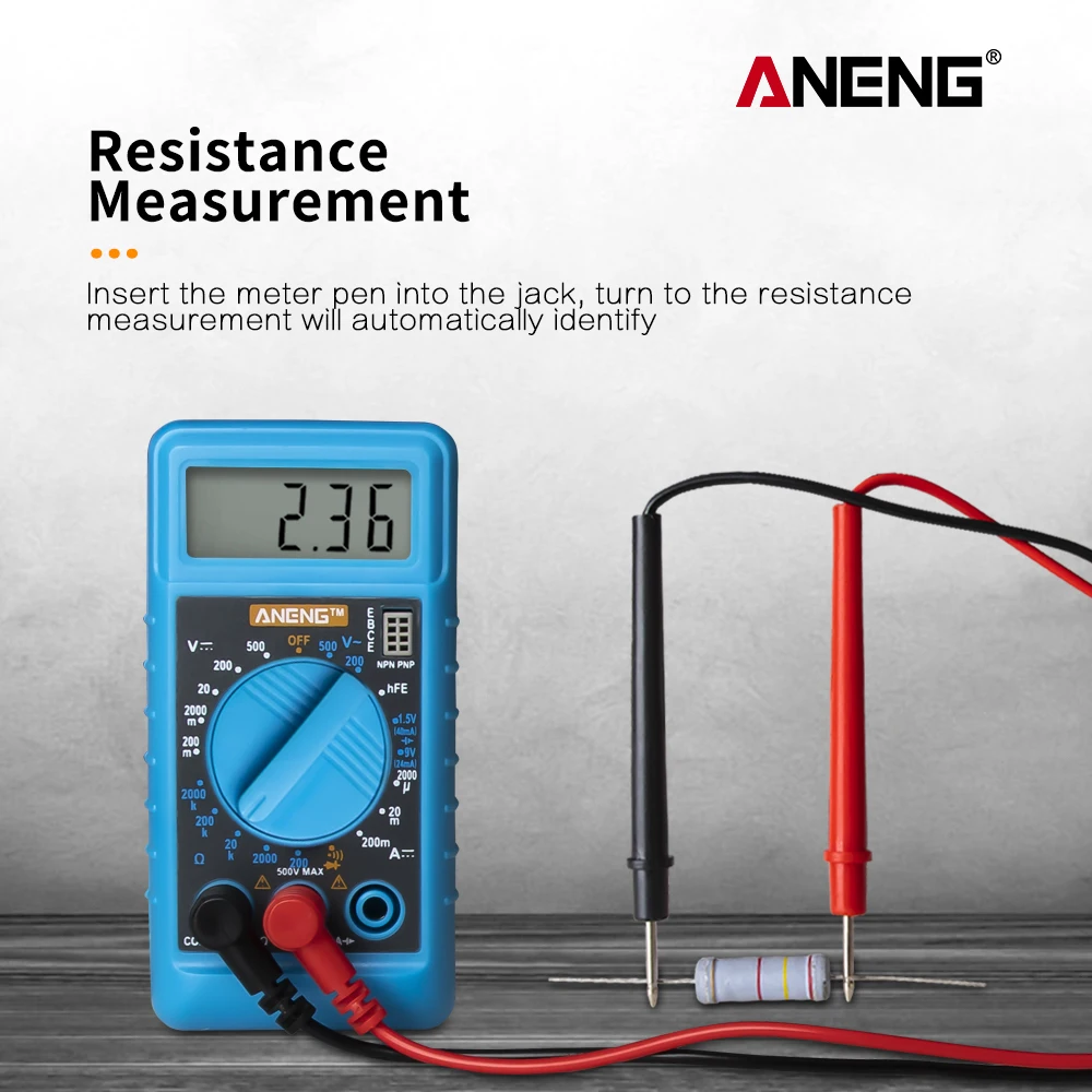 ANENG мультиметр цифровой мини тестер multimeter esr метр мультиметры транзистор тестер Мультиметр мултиметр multimetr dc dc digital multimeter tester тестер транзисторов тестор esr meter тестеры амперметр мультимитр