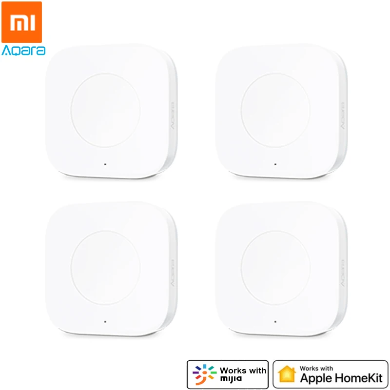 

Xiaomi Aqara Smart Wireless Mini Switch ZigBee Wireless Connection Built-in Gyro Work with HomeKit MIJIA APP Smart Home Kit